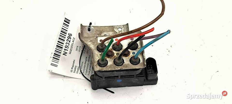 ROZDZIELACZ AUDI A8 D3 W12 4E0616014B osobowe Lipno