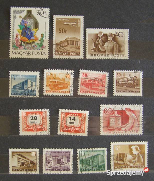 Znaczki pocztoweWęgry7 Łódź