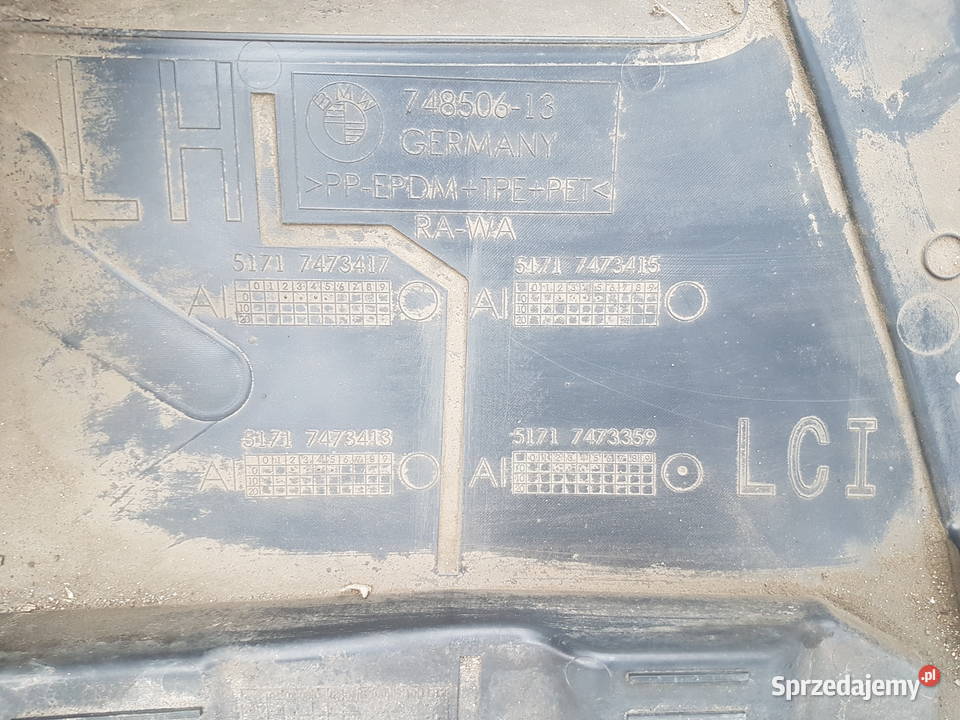 BMW 2 LCI F46 NADKOLE PRZOD LEWE PRAWE 7473414 Nadkola