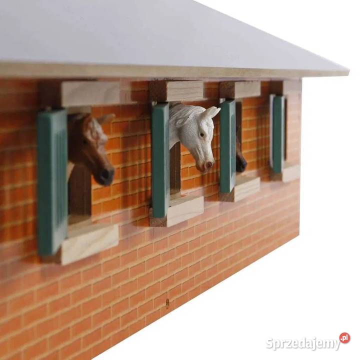 DUŻA Drewniana Stajnia koni Schleich Collecta Warszawa sprzedam