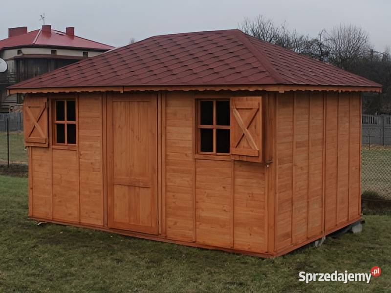 Domek drewniany letniskowy Zbyś 3x45 sosnowy śląskie Parzymiechy