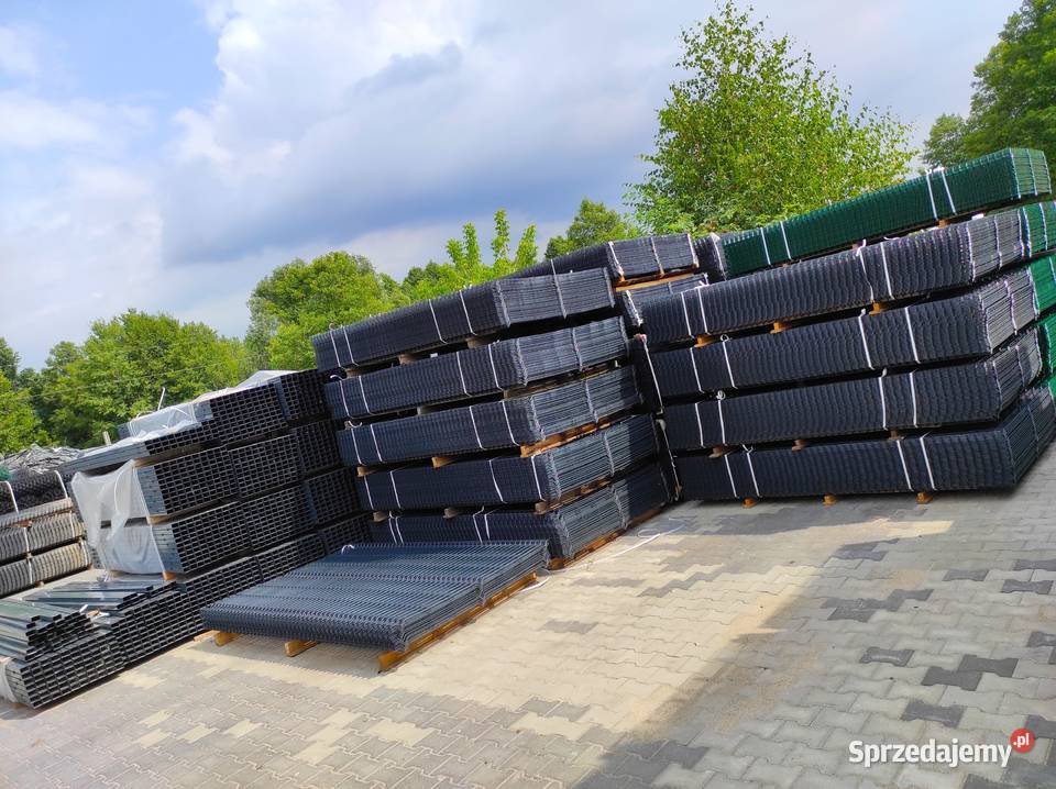 Panel ogrodzeniowy 40mm Grafit Antracyt Czarny ocynk Ostrołęka