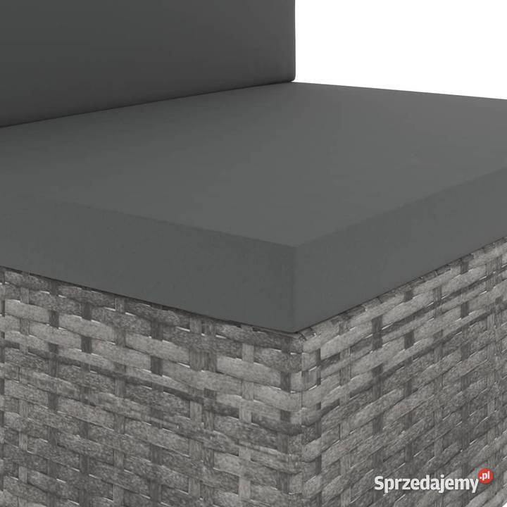 Sofa modułowa 2osobowa rattan PE szara WM49523 mazowieckie Warszawa