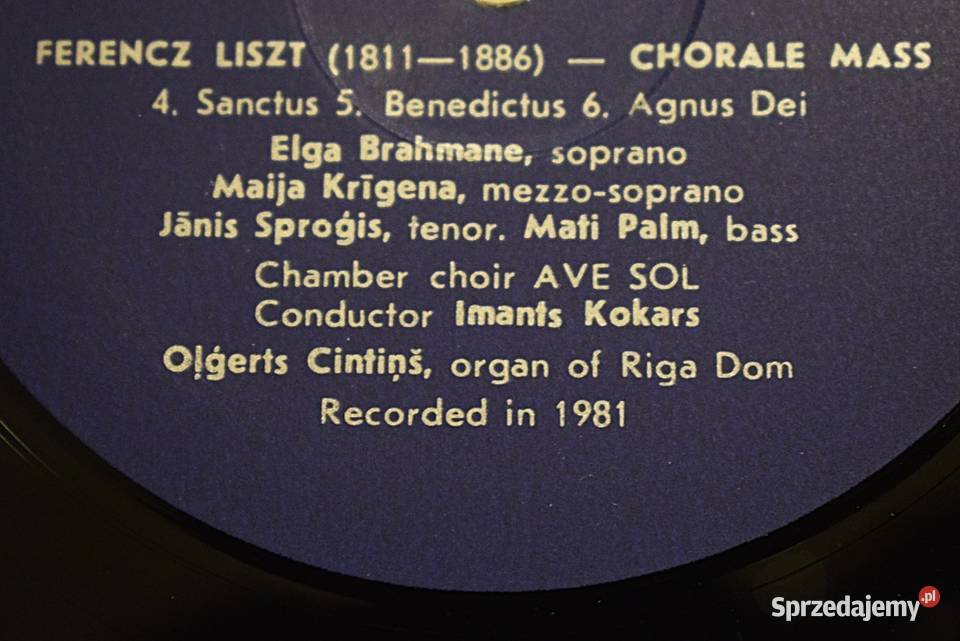 Ferencz Liszt Missa Choralis Kultura i Rozrywka Chełmno
