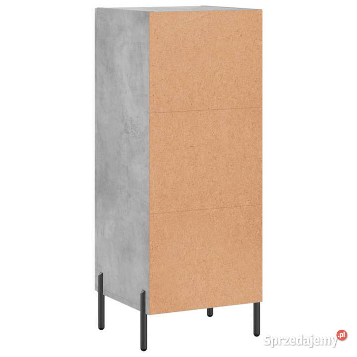 Szafka szarość betonu 345x34x90 materiał mazowieckie Warszawa