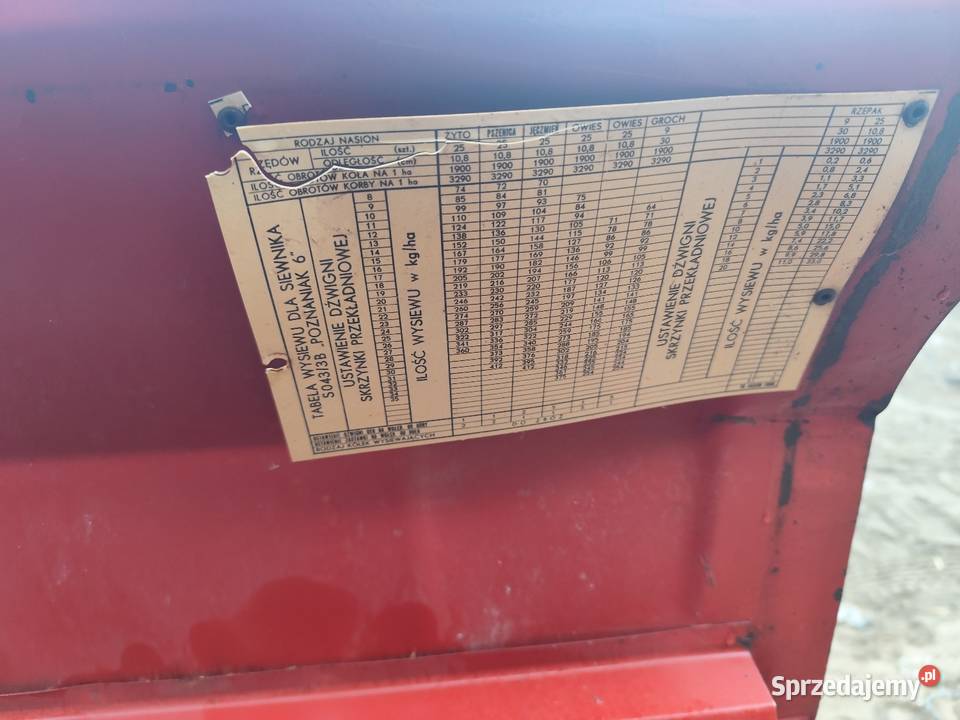 Sprzedam Siewnik Poznaniak Garwolin
