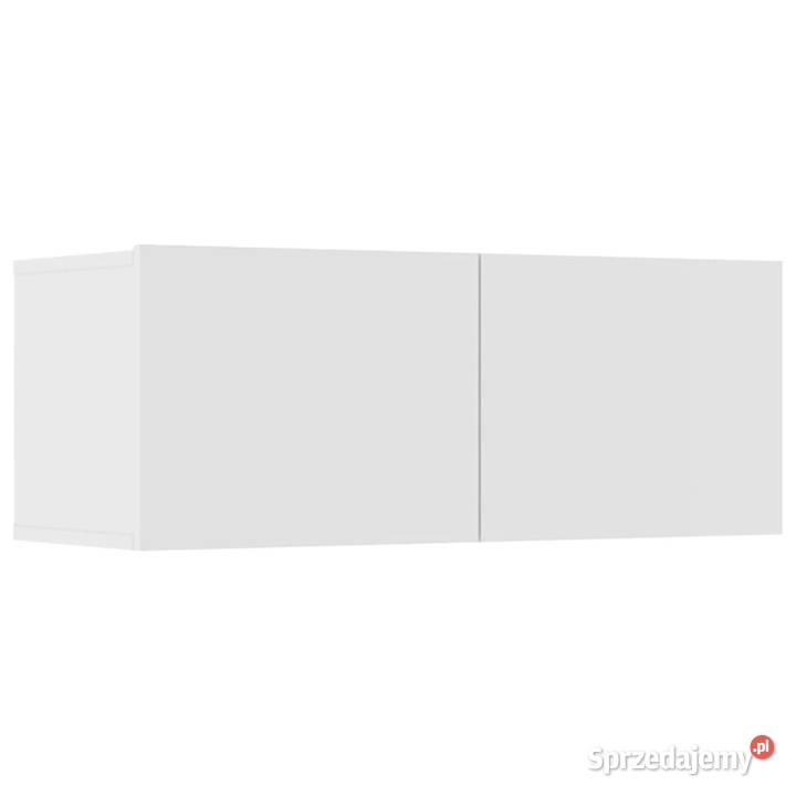 Szafki TV 4 białe 80x30x30 materiał Warszawa