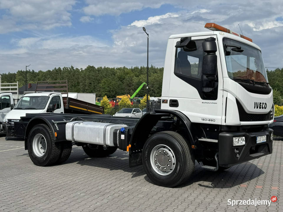 Iveco Eurocargo 150280 Rama 550 Napęd 4x4 elektryczne lusterka Widełki