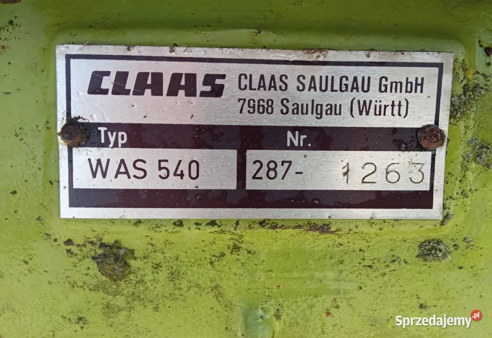 Przetrząsarka przewracarka Claas 540 nieuszkodzony