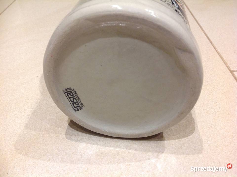 Kufel Ceramiczny do Piwa Sygnowany lubuskie Nowa Sól