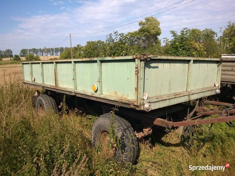 Przyczepa 35t d35 nieuszkodzony Przyczepy rolnicze Koszalin