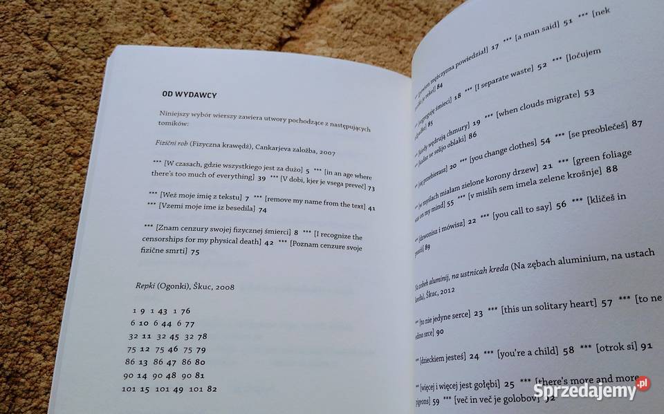 Obłoki i cięcia zebrane Kristina Hoevar Gdańsk