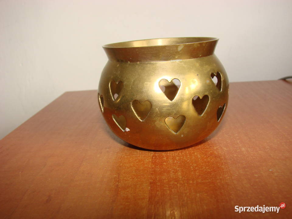 AKTA Massing mosiężny świecznik pomorskie Pruszcz Gdański sprzedam