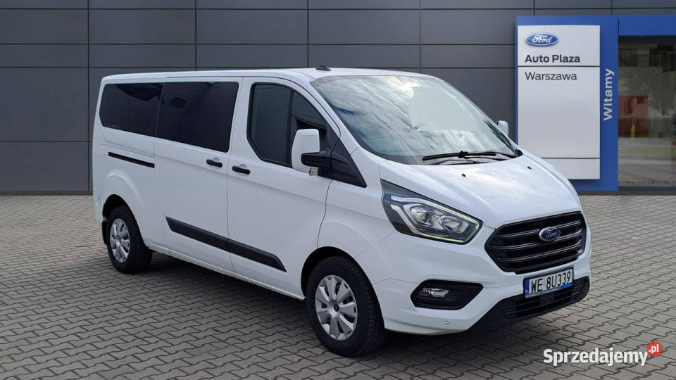 Ford Transit Custom 20TDCi 130 9 osób L2H1 Trend biały mazowieckie Warszawa