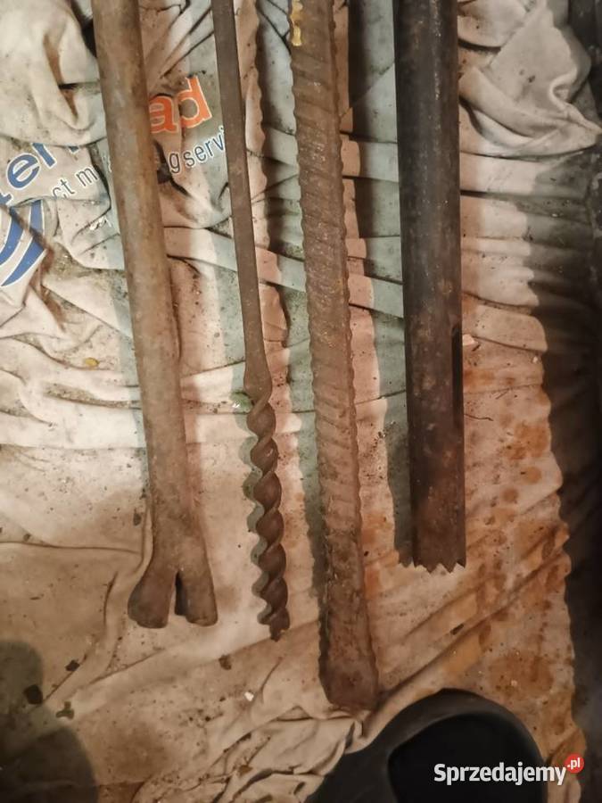 Łom świder łapka do gwożdzi z PRLu Zestawy narzędzi