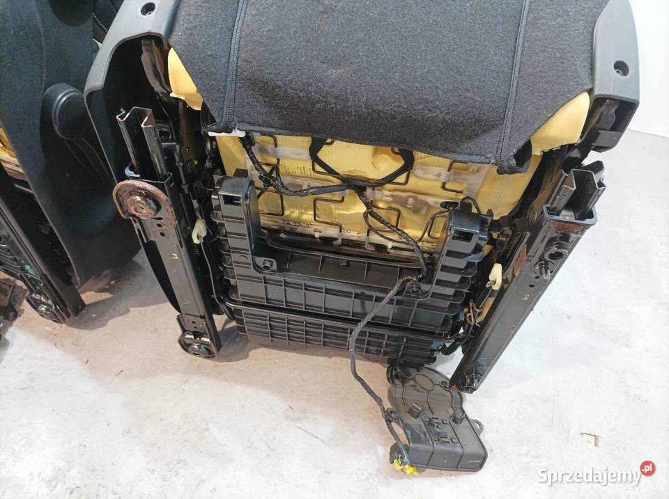 FOTELE KANAPA PÓŁSKÓRA WENTYLOWANE KOMPLET Motoryzacja