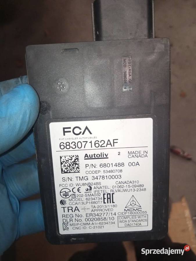 Czujnik 68307162AF Fiat Jeep mazowieckie Mińsk Mazowiecki