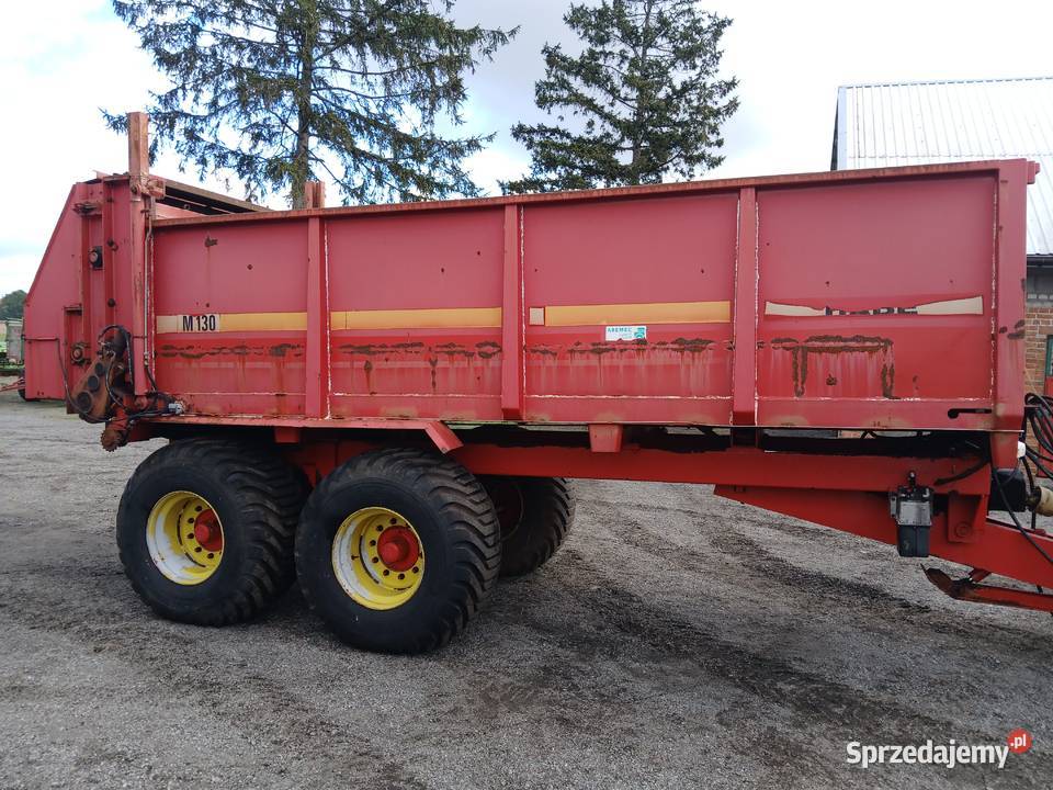 Rozrzutnik obornika Habe 13 ton tandem uszkodzony