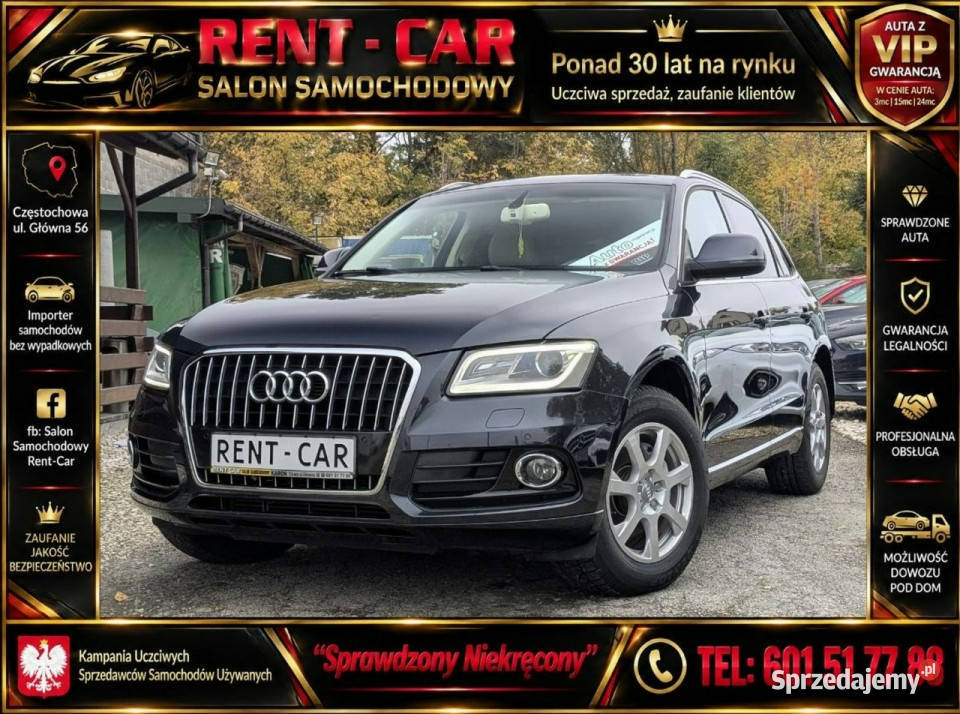 Audi Q5 20TDiOPŁACONYBezwypadkowy światła do jazdy dziennej Częstochowa sprzedam