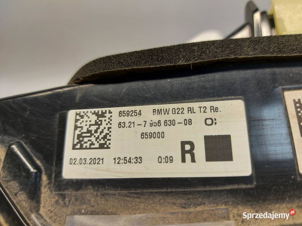 BMW G23 G22 M440i Cabrio Lampa klapy bagażnika osobowe