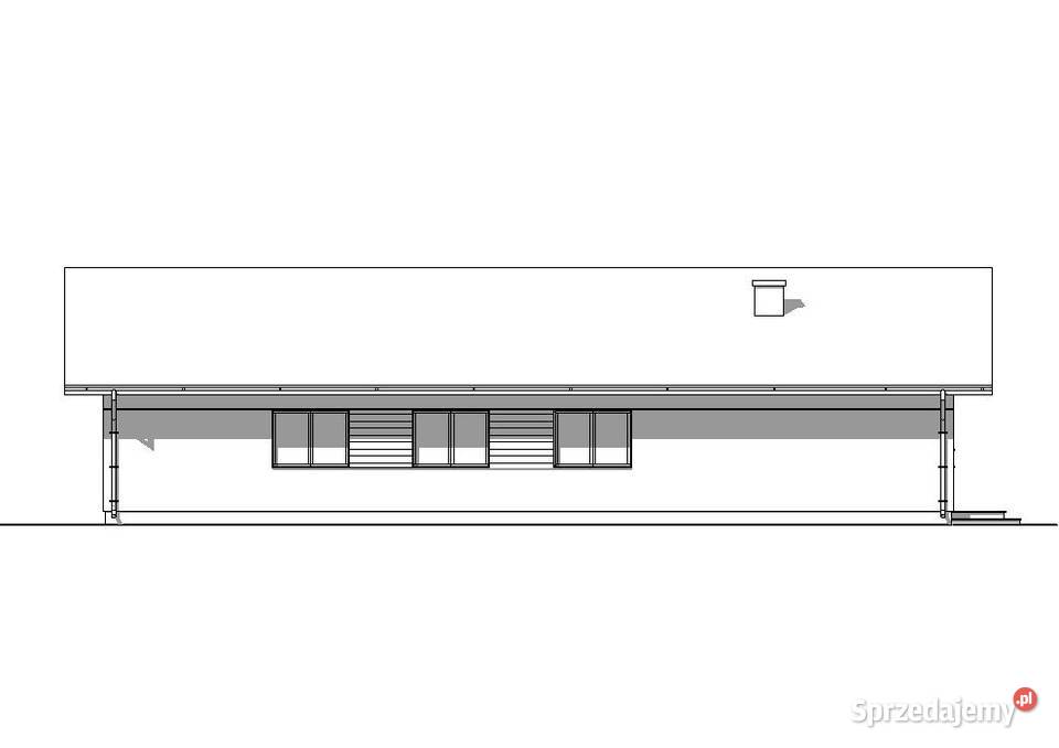 PROJEKT PROSTEGO PARTEROWEGO DOMU B655 PROJEKT małopolskie Kraków