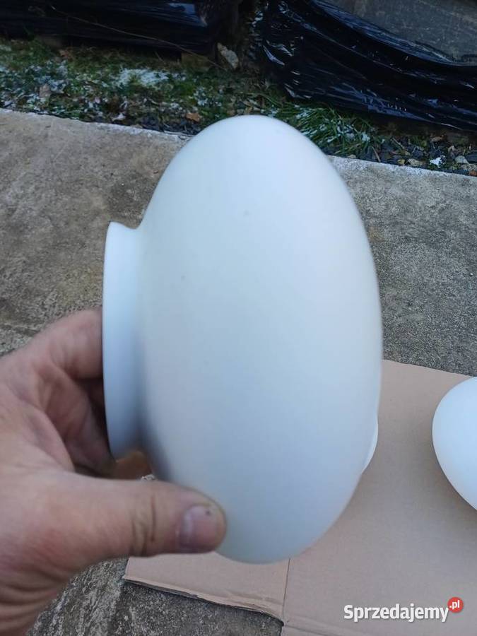 Trzy retro klosze z 1965 roku firmy Napako Pozostałe dolnośląskie Lubań