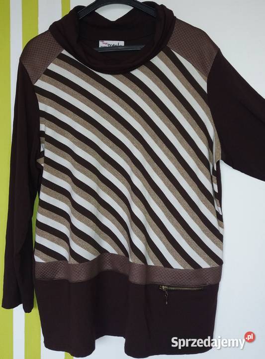 XLXXL5052 Brązowa wygodna tunika bop mode Gliwice