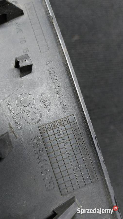 KRATKA Maski zderzaka G8200746094 RENAULT MEGANE Tarnowo Podgórne