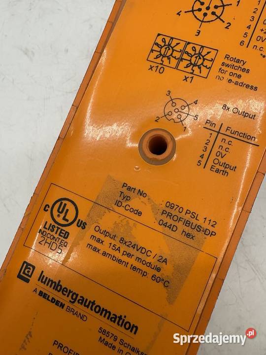 Lumberg Automation 0970 PSL 112 Profibus Module mazowieckie Warszawa