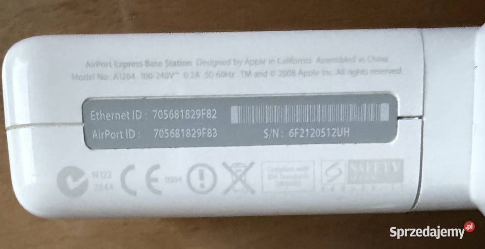 listopada 2025 Apple AirPort Express Base Komputery i Akcesoria Warszawa