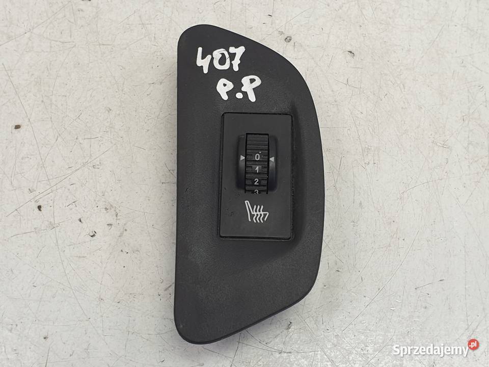 PEUGEOT 407 PRZEŁĄCZNIK OGRZEWANIA FOTELA osobowe lubelskie Chełm sprzedam