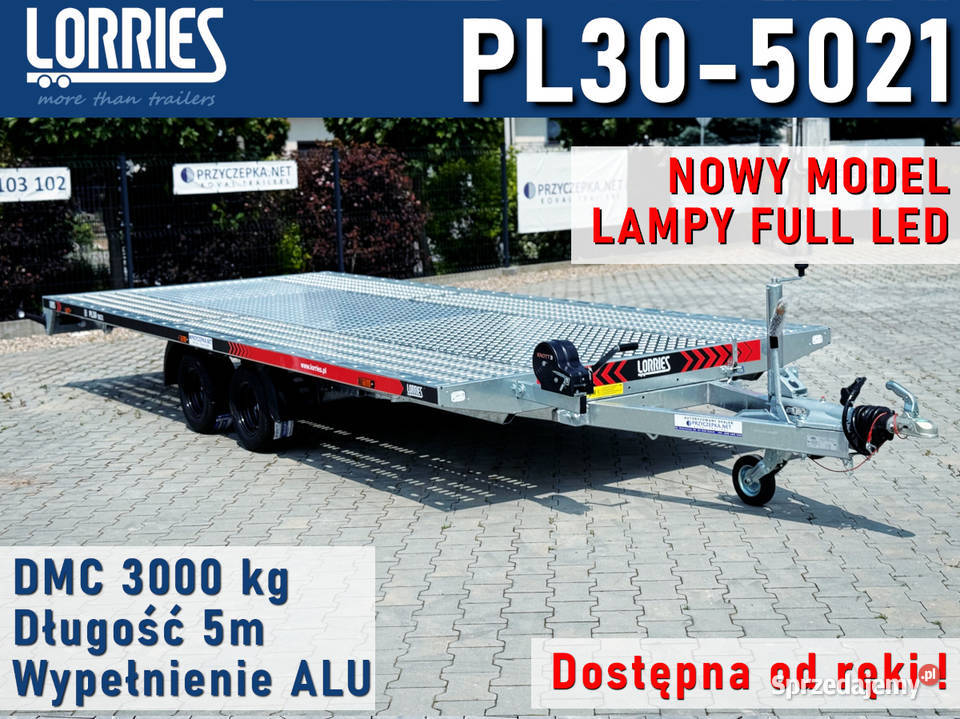 LORRIES 305021A Laweta uchylna DMC 3T 5m 2026 kujawsko-pomorskie Kowal