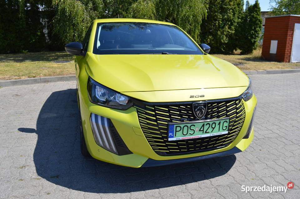 Peugeot 208 E208 Elektryk 2024 Allure CCS2 poduszka powietrzna Ostrów Wielkopolski