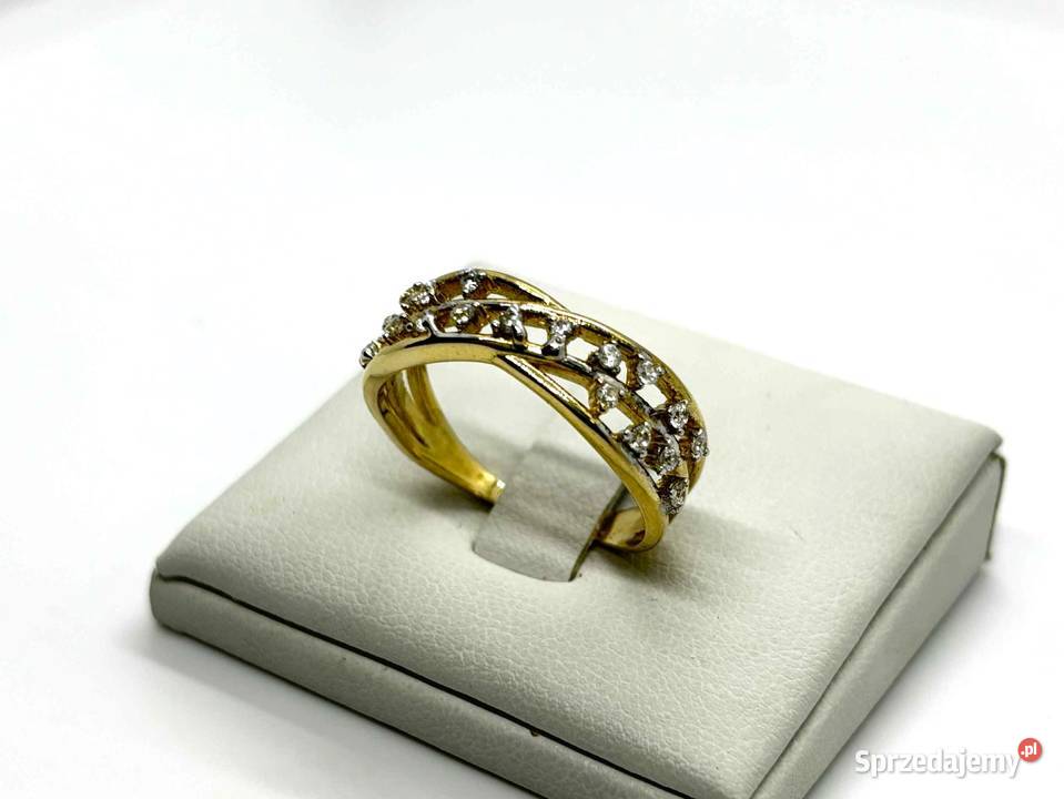 Nowy Złoty Pierścionek pr 585 402g R20 złoto Elbląg