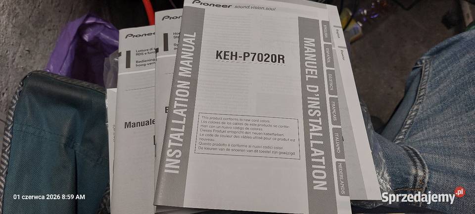 Pioneer KEHP7020R Delfinki Animacje kaseta Radioodtwarzacze Gdańsk