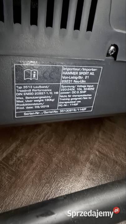 Bieżnia do biegania Szczecin sprzedam