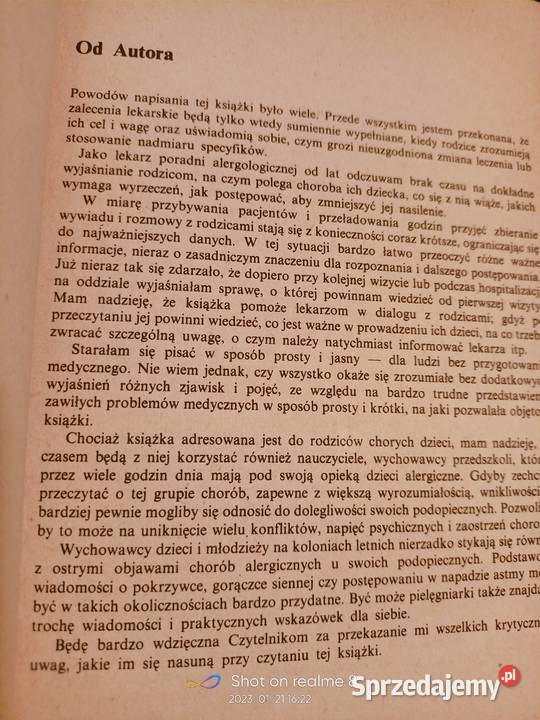 Alergologie u dzieci książki dieta żywienie Warszawa