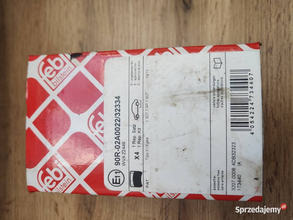 Fiat Tipo klocki hamulcowe tył Febi 173440 osobowe Jeleśnia sprzedam