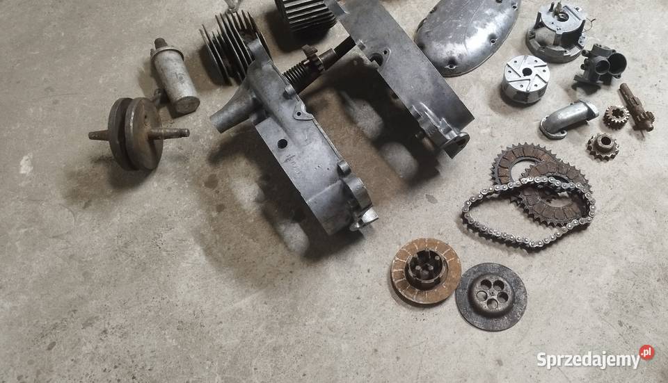 Silnik 3 biegowy jawa 50 ogar 200 pozostałości Biała Podlaska