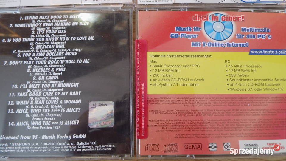 Europe Cream Abba Santana Smokey Janis Joplin CD Radzewice