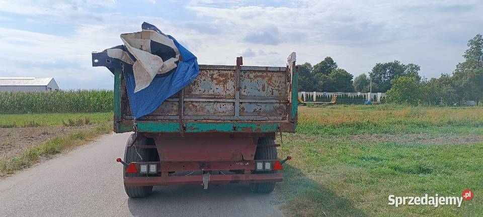 Przyczepa 3 osiowa wywrot 3 strony Łuków