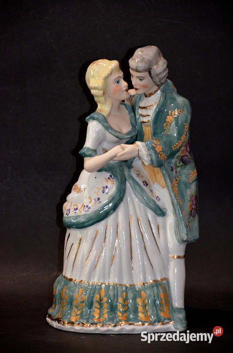 Porcelana Roceram Para tańcząca sygnowana 30 Środa Wielkopolska