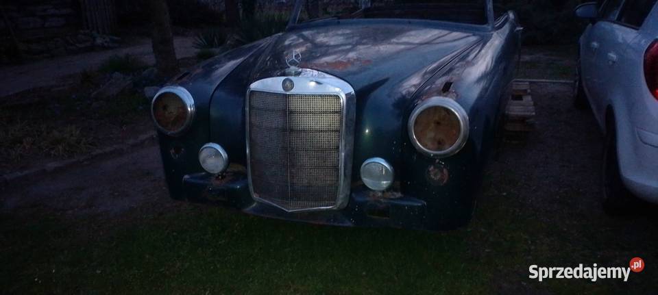 Mercedesa atrapa na ścianę dekoracja garażu Rok produkcji 1955 Jarosław