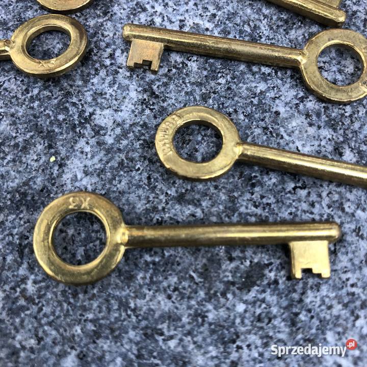 Kluczyk kluczyki z brązu brązowe małe Poznań