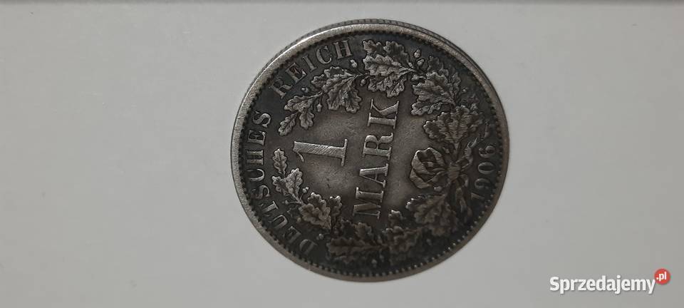 moneta Niemcy 1 marka 1906 A Warszawa