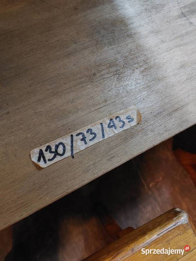 Ława dębowa z taboretami Żory