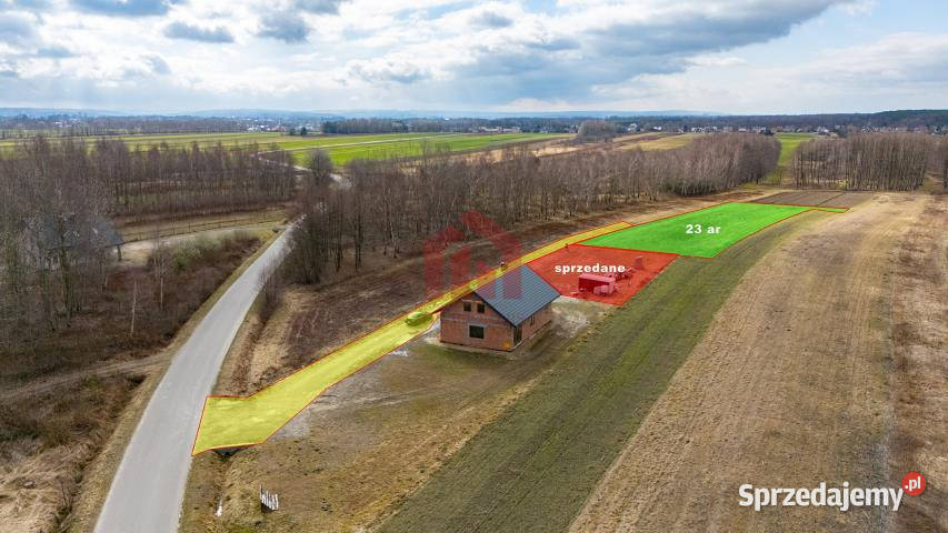 sprzedaży gruntu 2300m2 Krzywa sprzedam