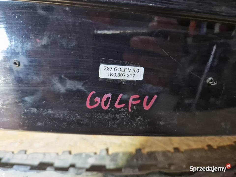Vw golf V zderzak przedni zderzak przód osobowe dolnośląskie sprzedam