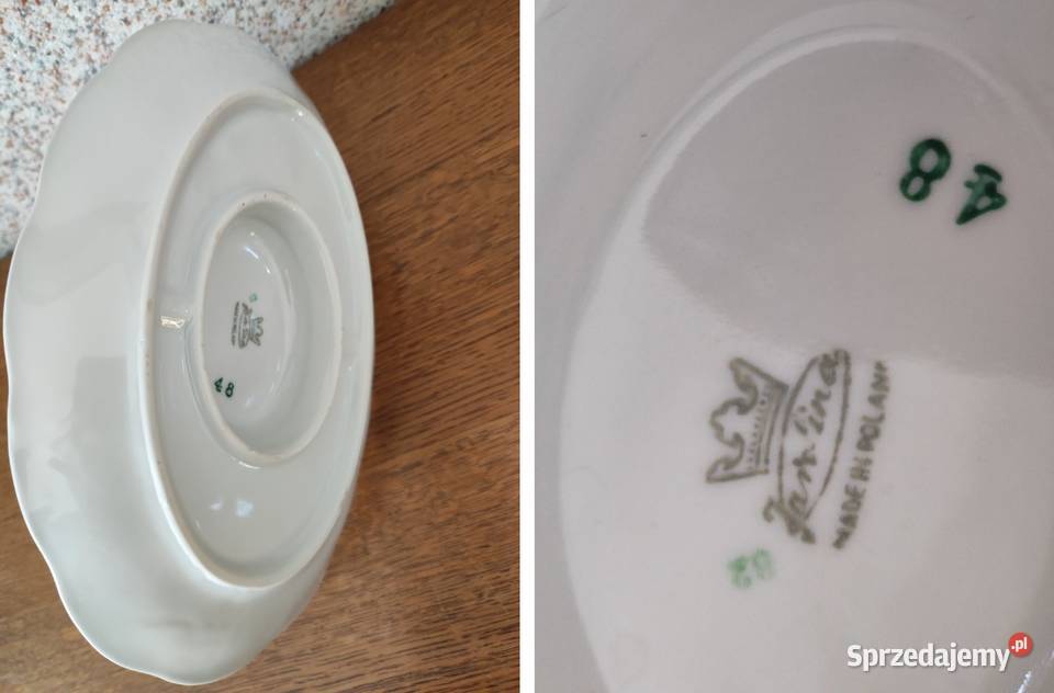 porcelanowa sosjerka złocenia Karolina Kielce