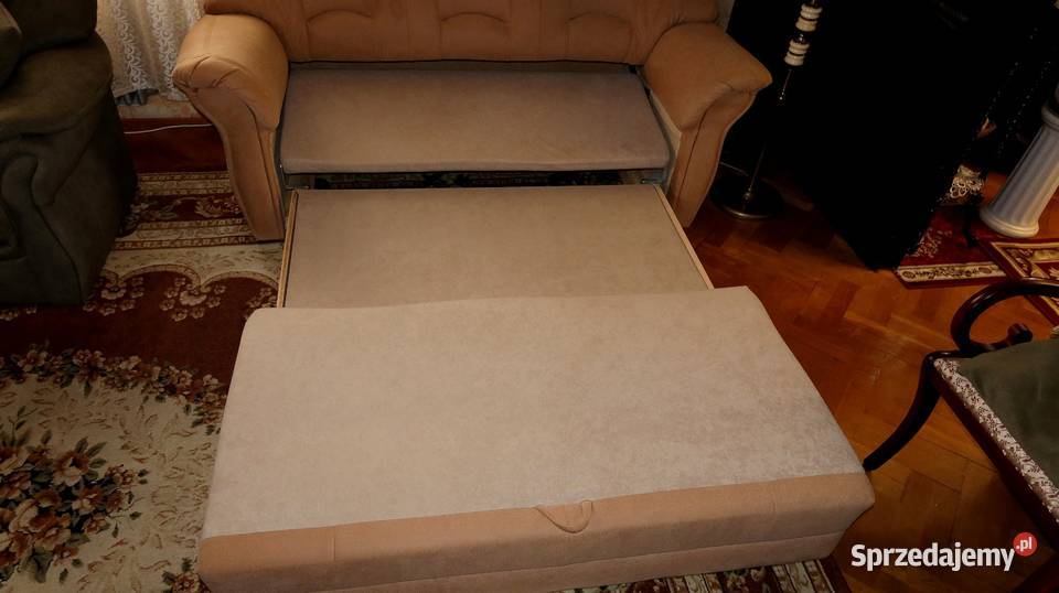 3 Osobowa Sofa Kanapa z Funkcją Spania Pojemnik 190cm Ziębice